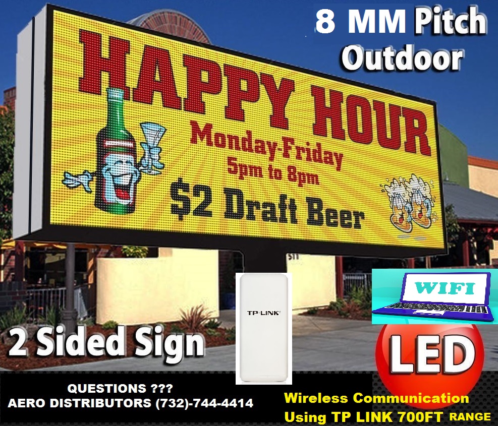 LED-Sign-Outdoor-Full-Color 8 MM PITCH